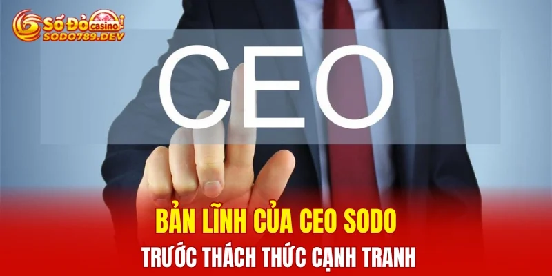 Bản lĩnh của CEO SODO trước thách thức cạnh tranh