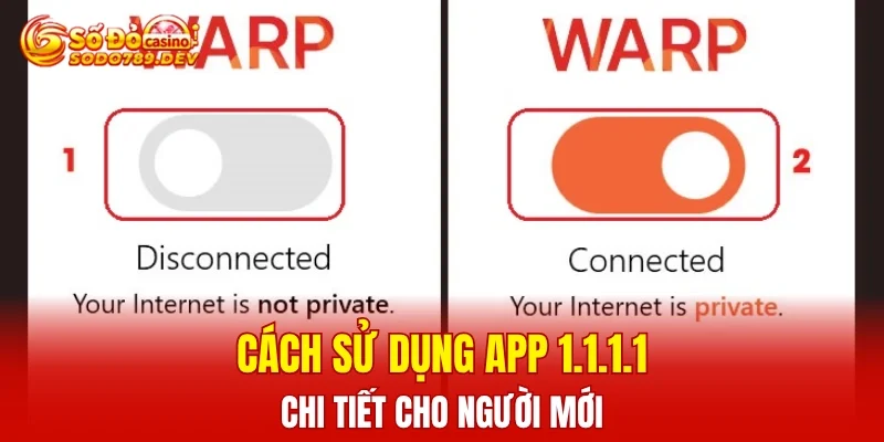 Chi tiết cách sử dụng app 1.1.1.1 chi tiết cho người mới